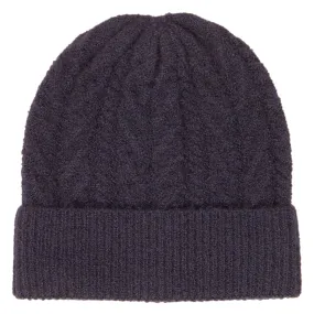 Men's Recycled Cable Knit Cuffed Beanie
