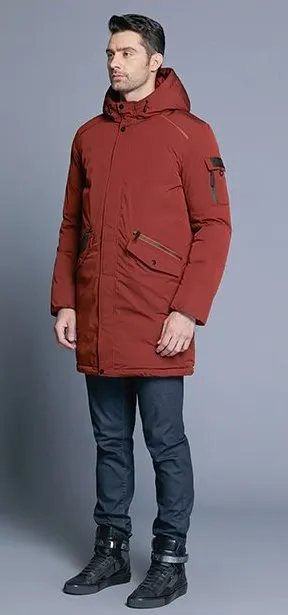 Men's Winter Warm Hooded Down Coat