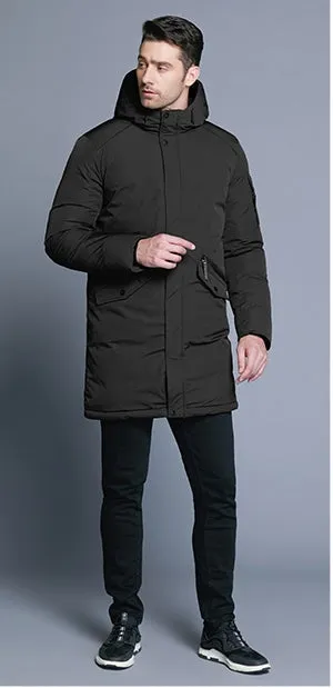 Men's Winter Warm Hooded Down Coat