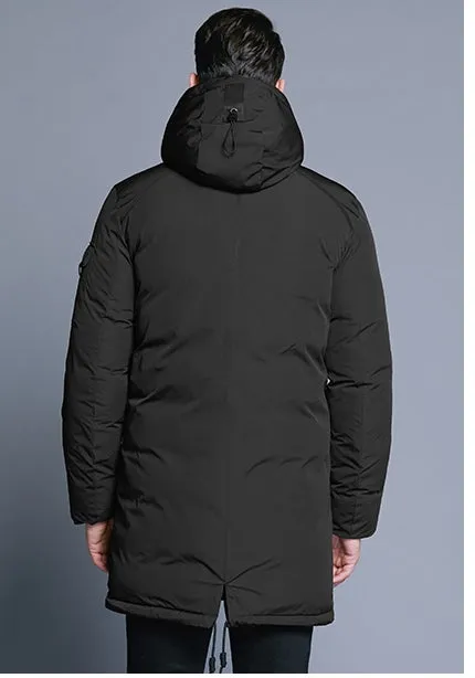 Men's Winter Warm Hooded Down Coat
