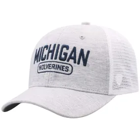 Michigan Wolverines TOW Gray "Notch II" Mesh Structured Snapback Hat Cap