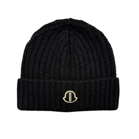 Moncler Black Cashmere Beanie FW24