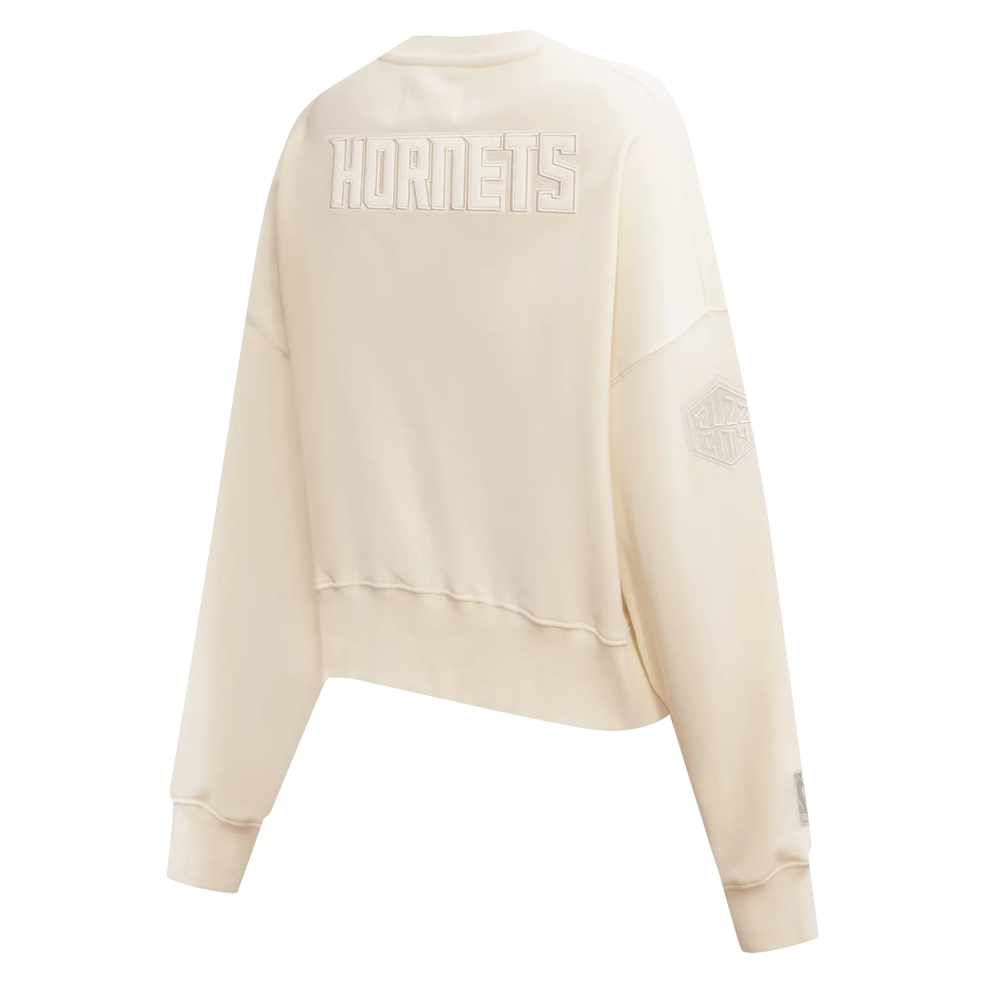 NBA CHARLOTTE HORNETS NEUTRAL WOMEN'S CREWNECK (EGGSHELL)