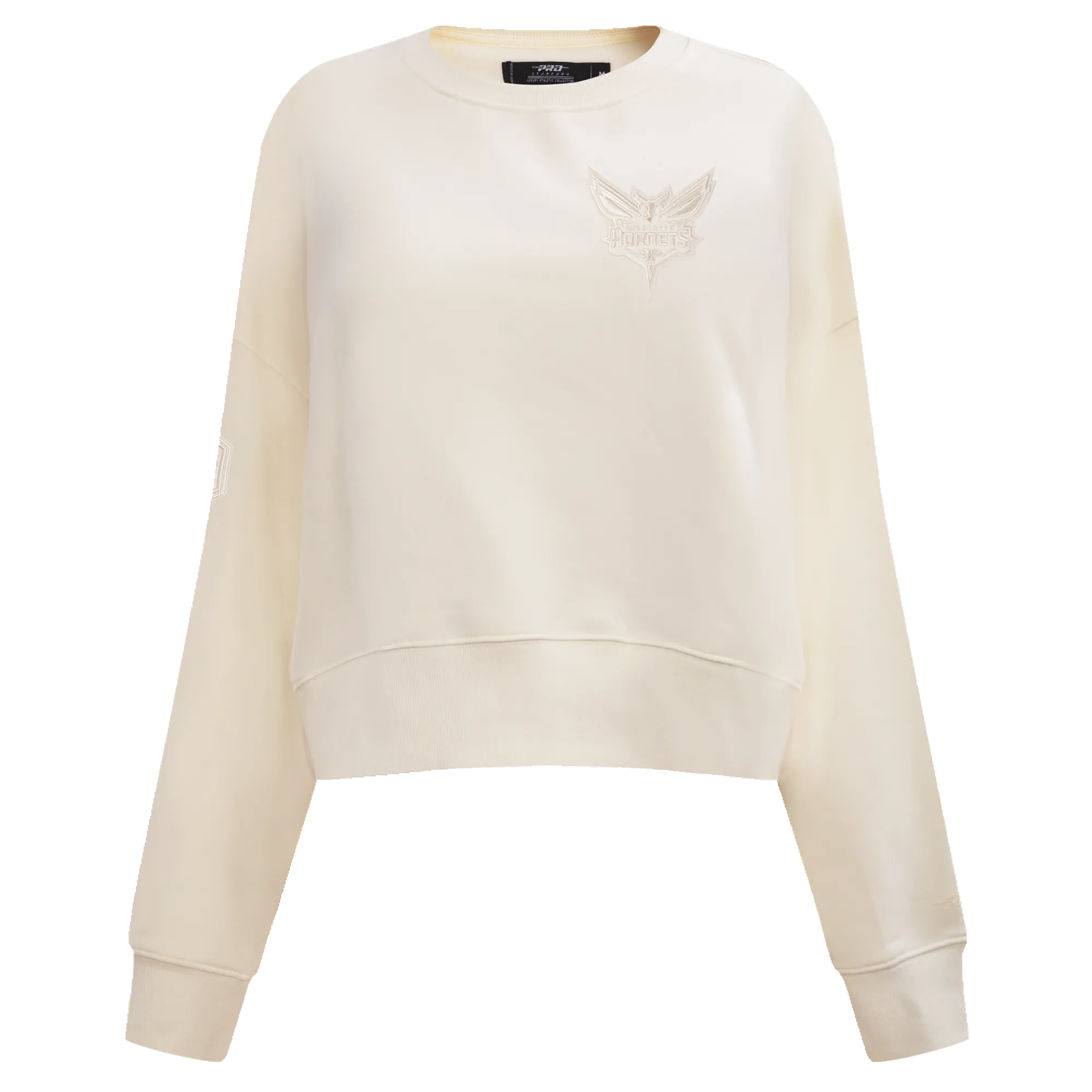 NBA CHARLOTTE HORNETS NEUTRAL WOMEN'S CREWNECK (EGGSHELL)