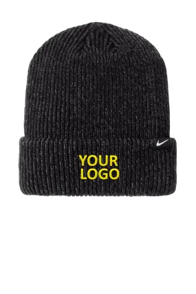 Nike Terra Branded Beanies, Black Heather