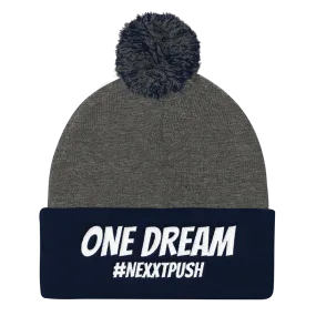 One Dream #Nexxtpush Pom-Pom Beanie