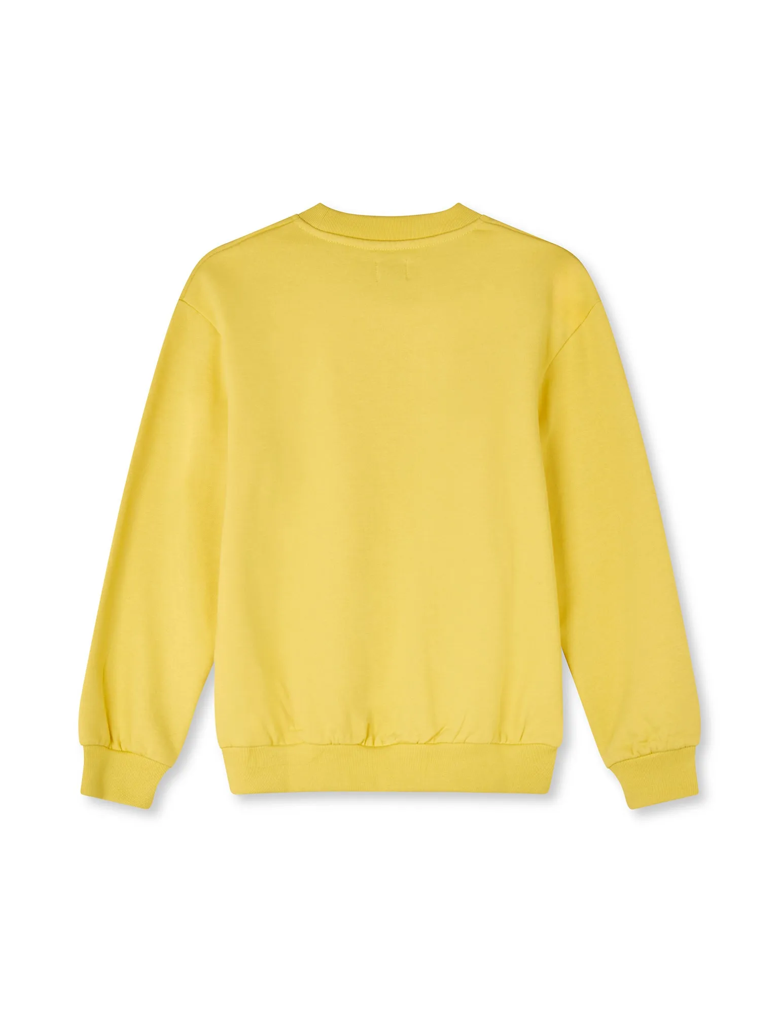 Organic Sweat Sonar Badge Sweatshirt, Lemon Zest