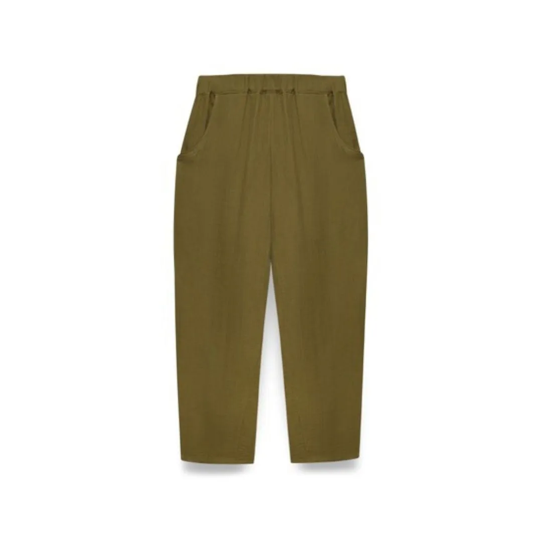 Organic Zoo - Adult Women's Olive Muslin Pants