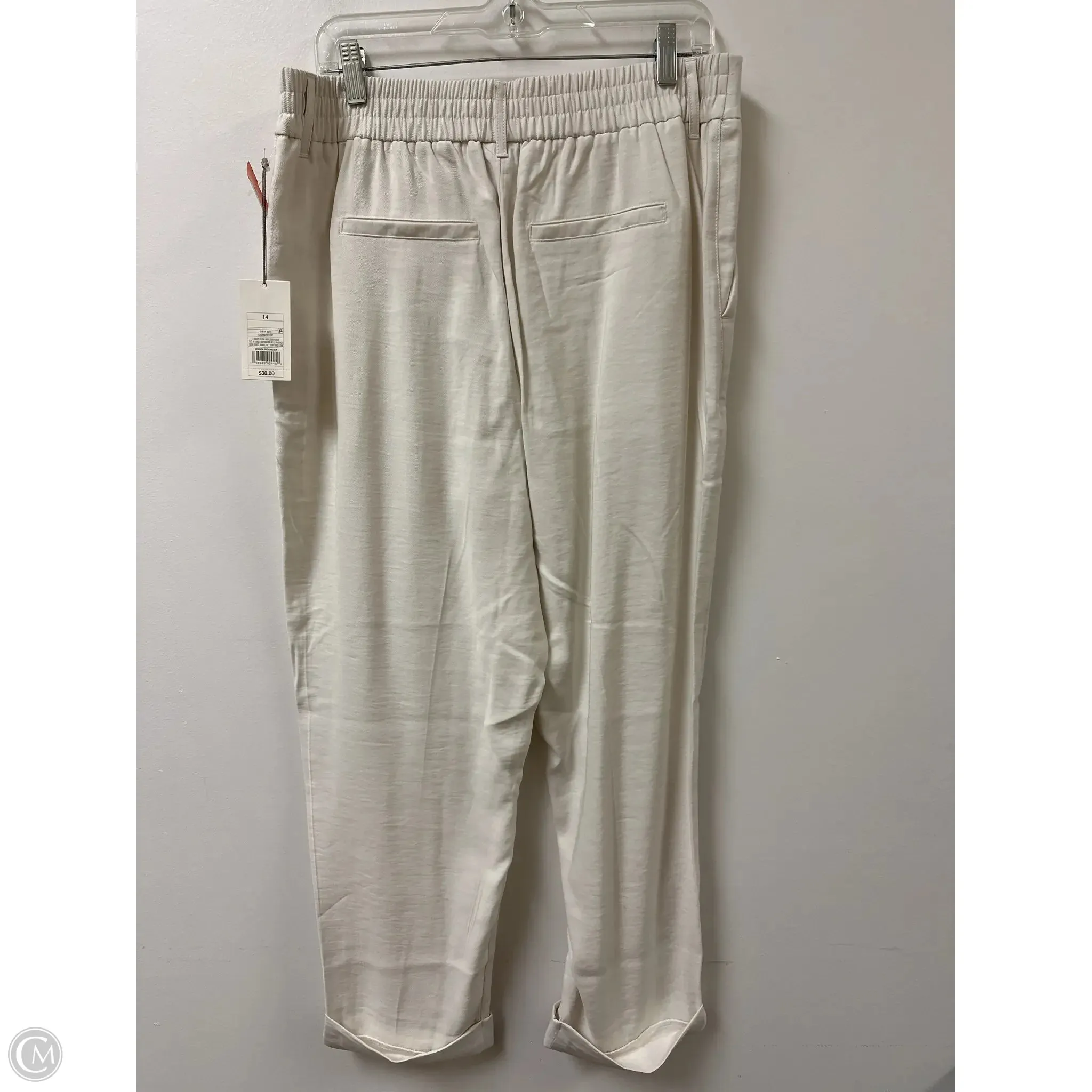 Pants Dress By A New Day In Cream, Size: 14