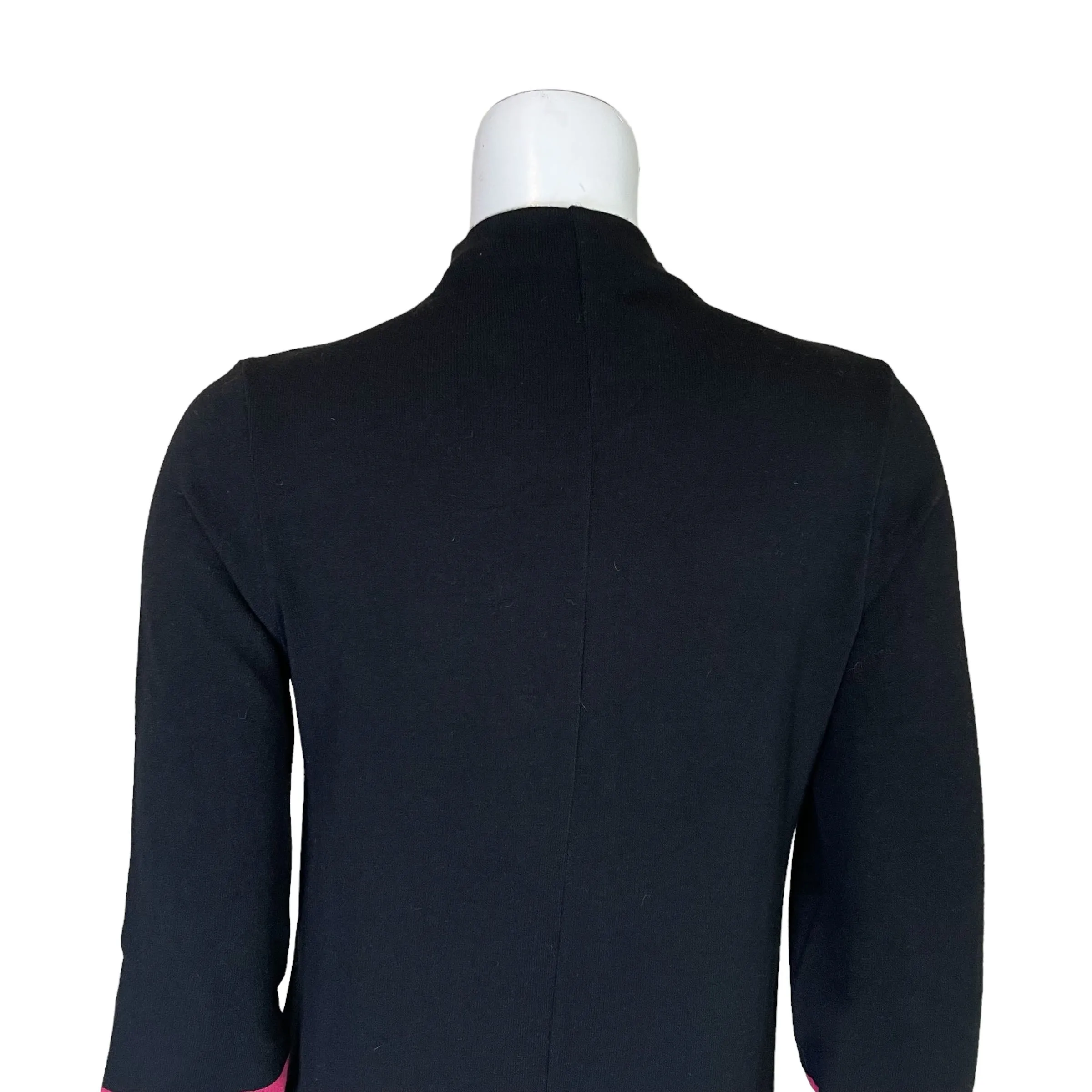 Paola Ermini | Women's Black, Pink and Brown Sweater Dress | Size: M
