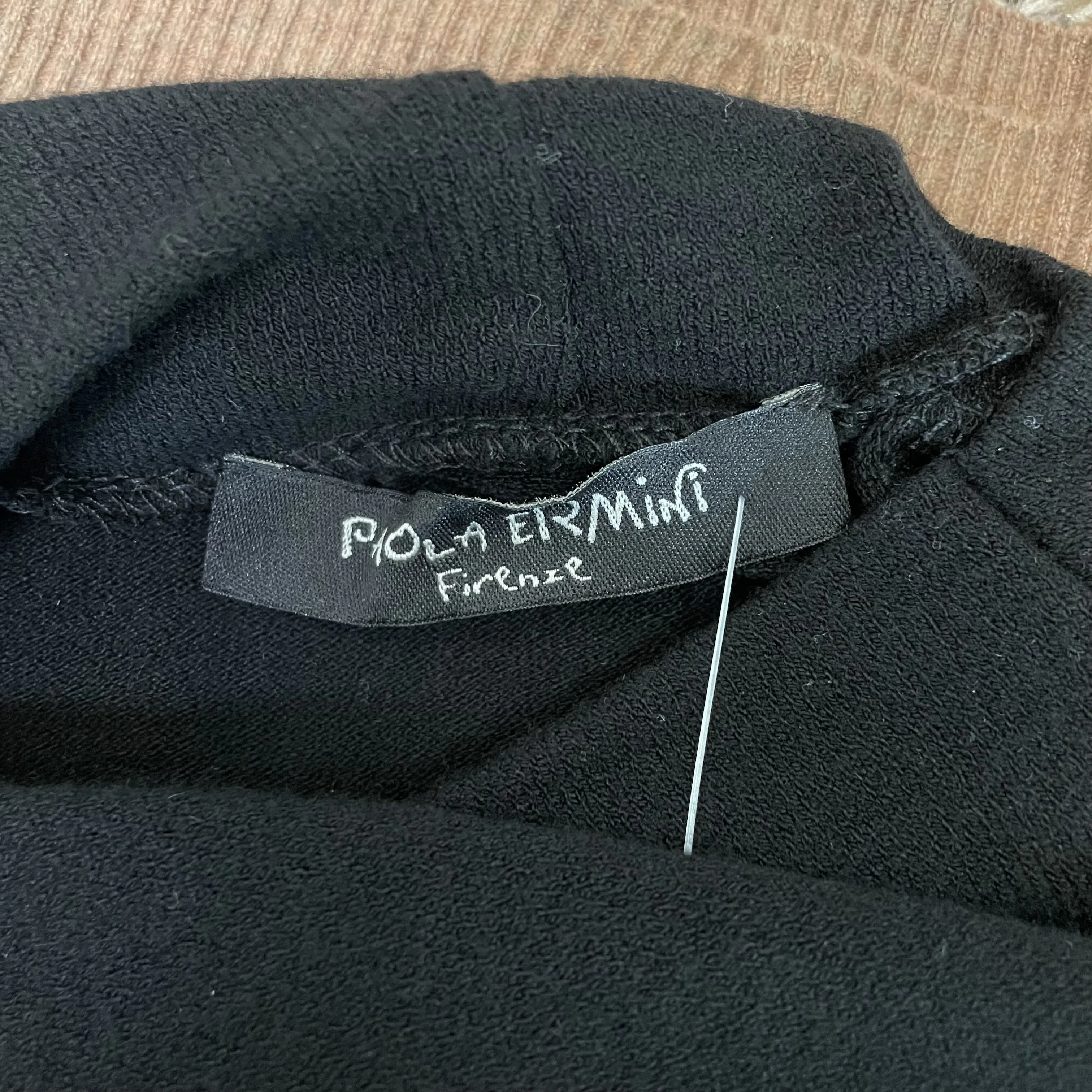Paola Ermini | Women's Black, Pink and Brown Sweater Dress | Size: M