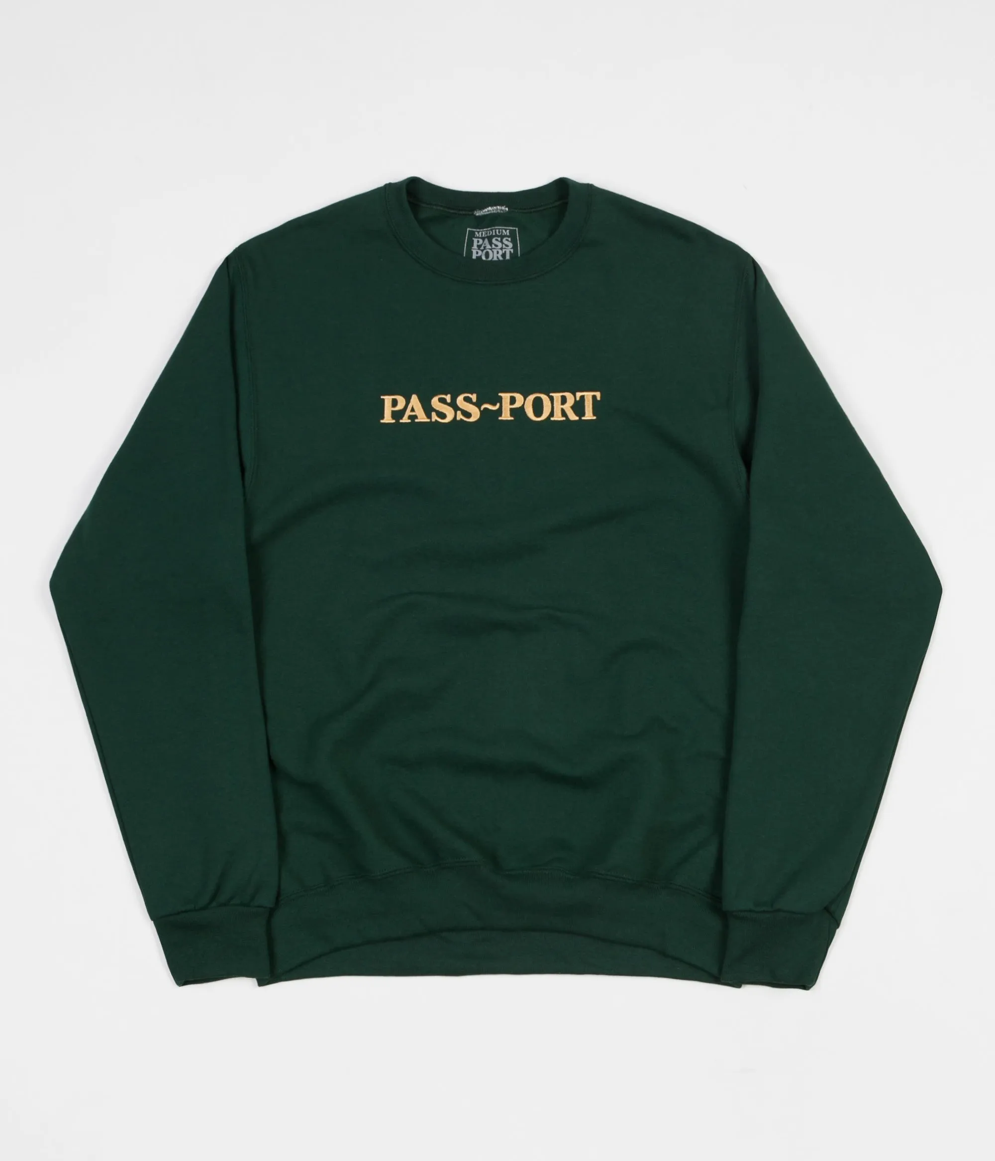 Pass Port Gold Official Embroidered Crewneck Sweatshirt - Forest Green