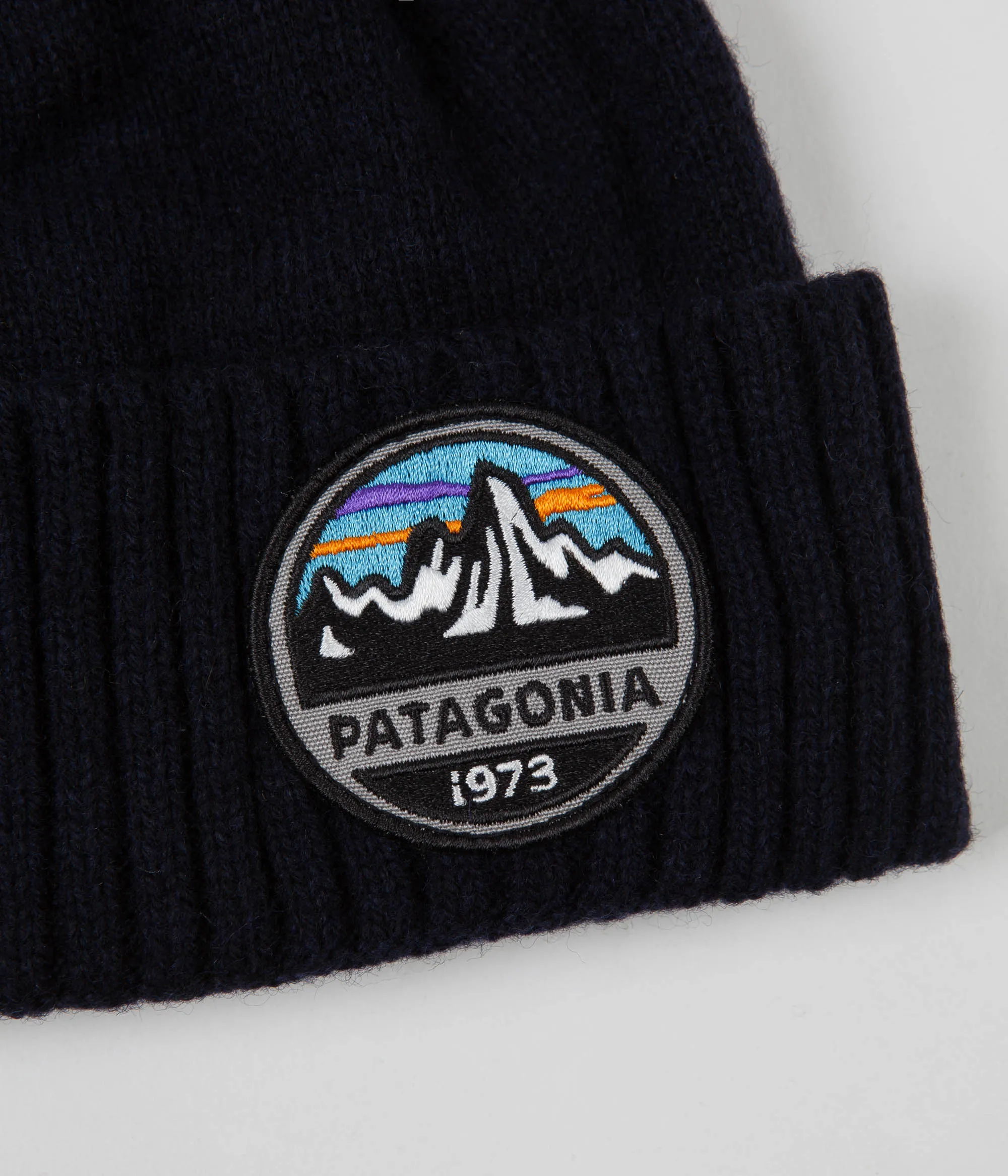 Patagonia Brodeo Beanie - Fitz Roy Scope: Navy Blue