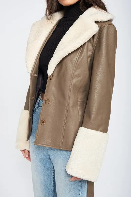 Penny Girl Sherpa Jacket