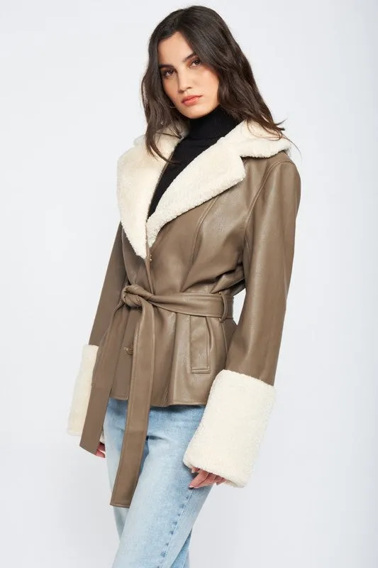 Penny Girl Sherpa Jacket