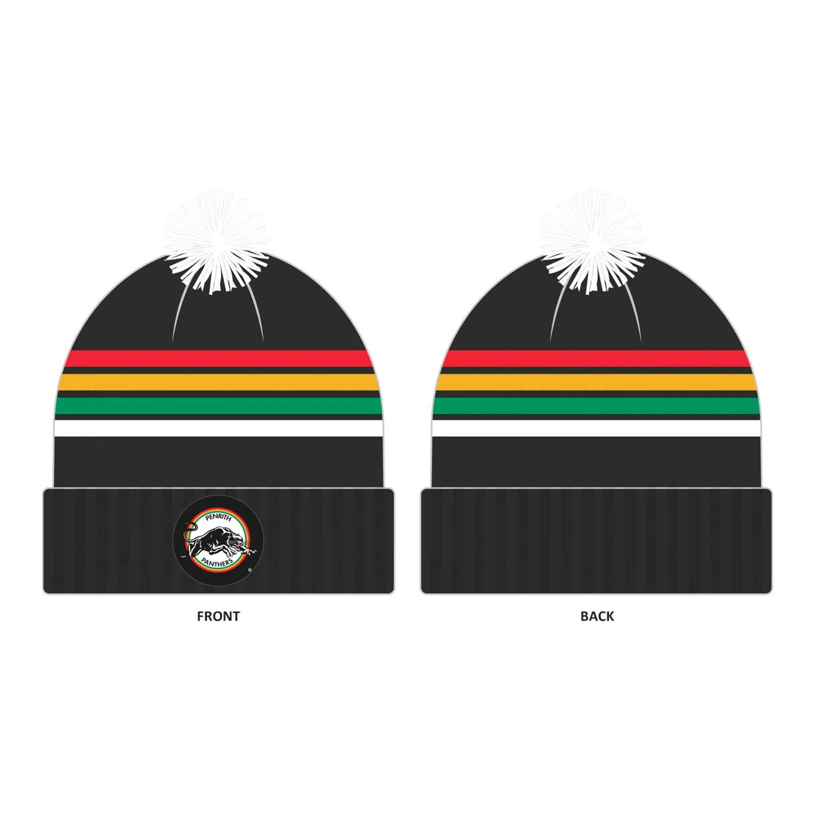 Penrith Panthers Adult NRL Heritage Retro Beanie Rugby League