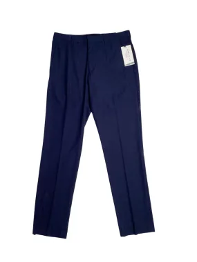 Perry Ellis Portfolio Men's Slim Fit Suit Dress Pants Navy Blue 38 x 32