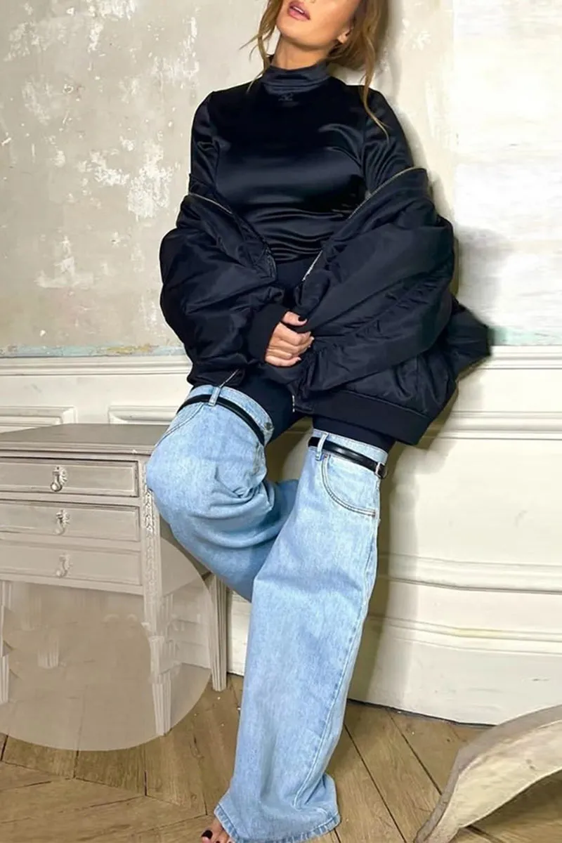 PM0175 Bootcut Denim Long Pants
