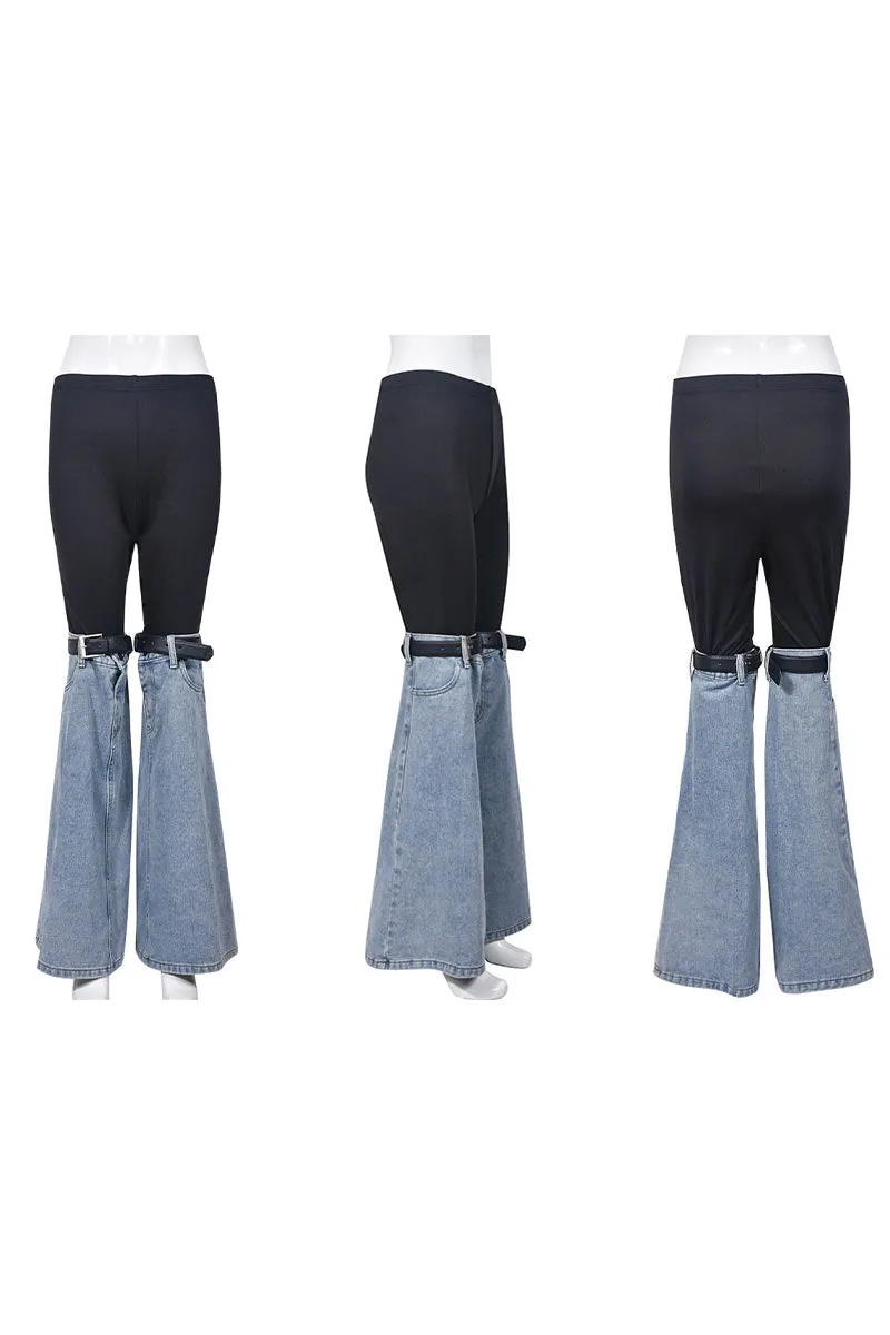 PM0175 Bootcut Denim Long Pants