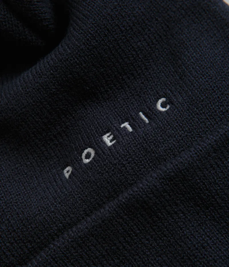 Poetic Collective Double Beanie - Navy