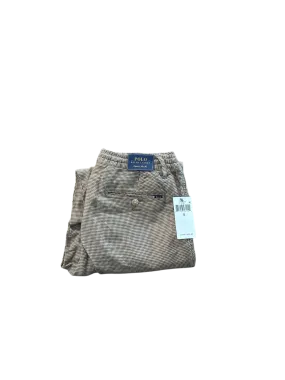 Polo Ralph Lauren Mens Slim Fit fit Dress Pants Small  Beige Plaid