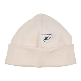 Puffin Gear Organic Cotton Infant Beanie - Natural (6M, 3-6 Months)