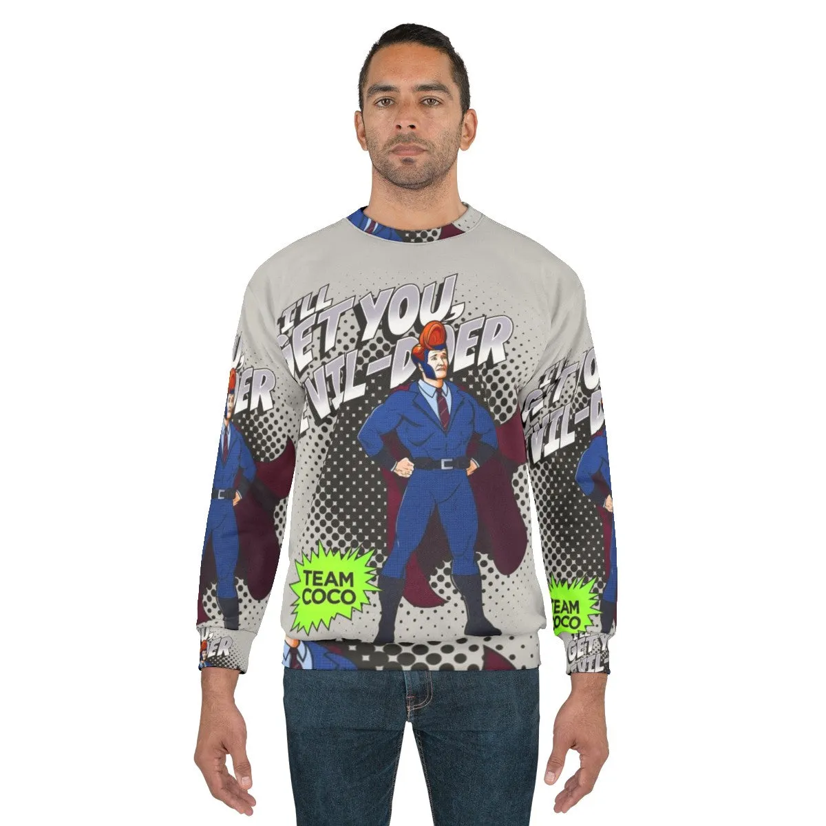 "Suit Up Superhero Sweatshirt 2 - Conan O'Brien Collection"