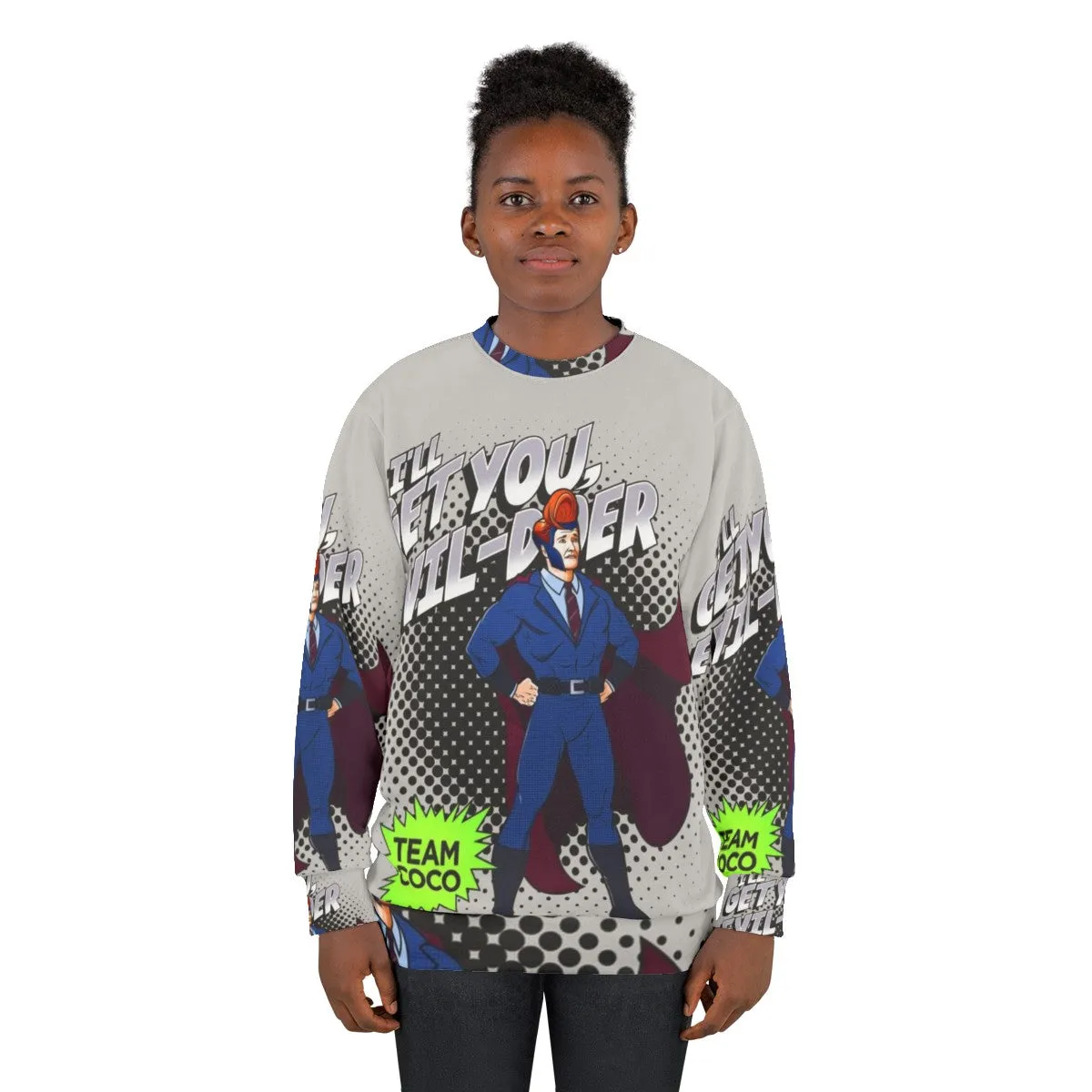 "Suit Up Superhero Sweatshirt 2 - Conan O'Brien Collection"