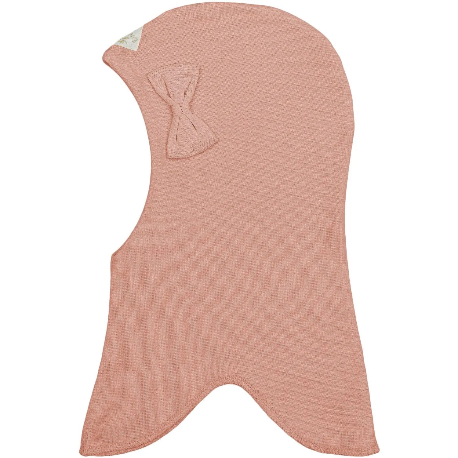 Racing Kids Dusty Rose Rund Balaclava With Bow