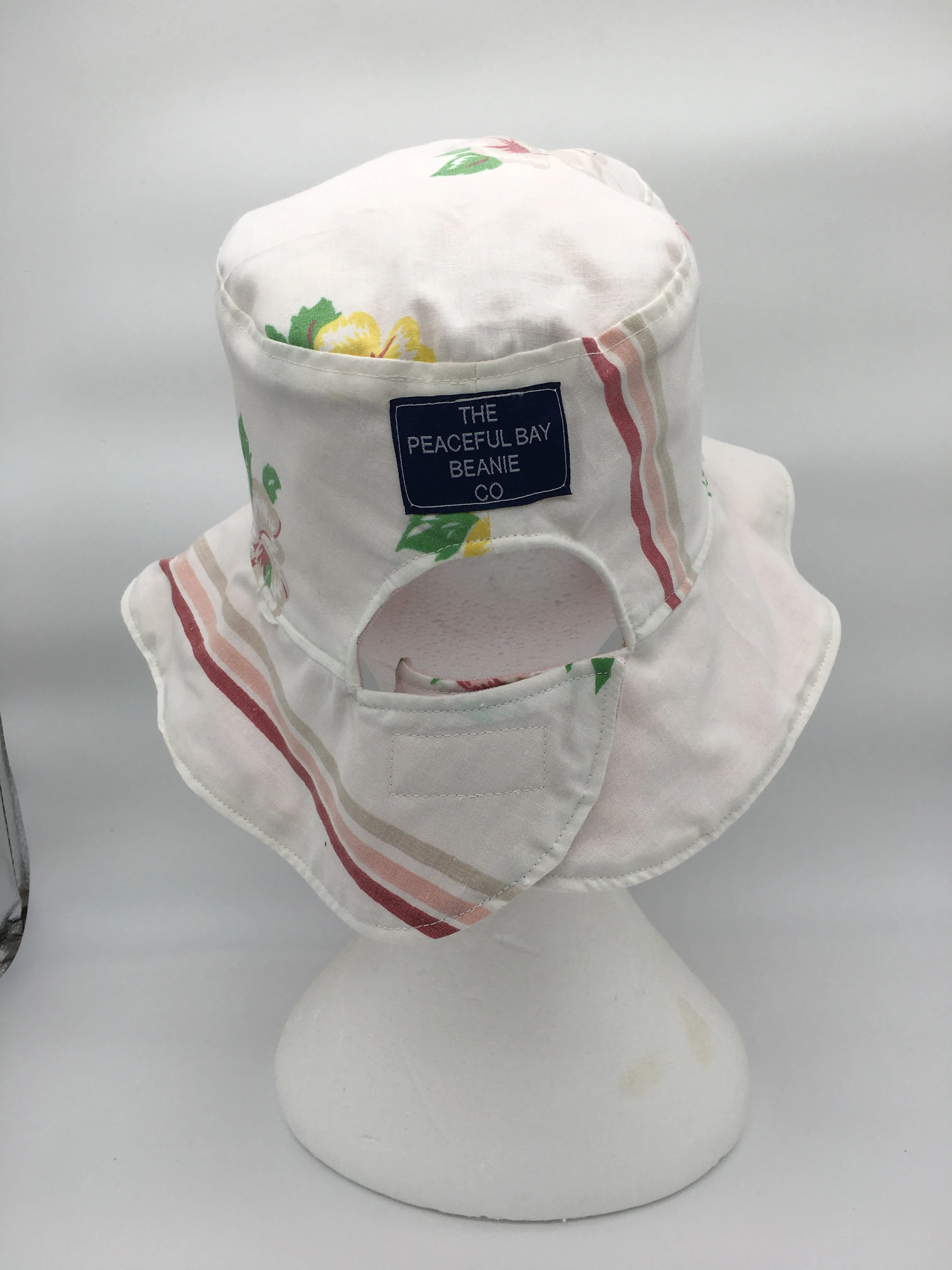 Retro Sun Hat-  Pale Rose