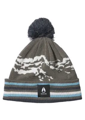 Ridge Pom Beanie - Gray / Multi