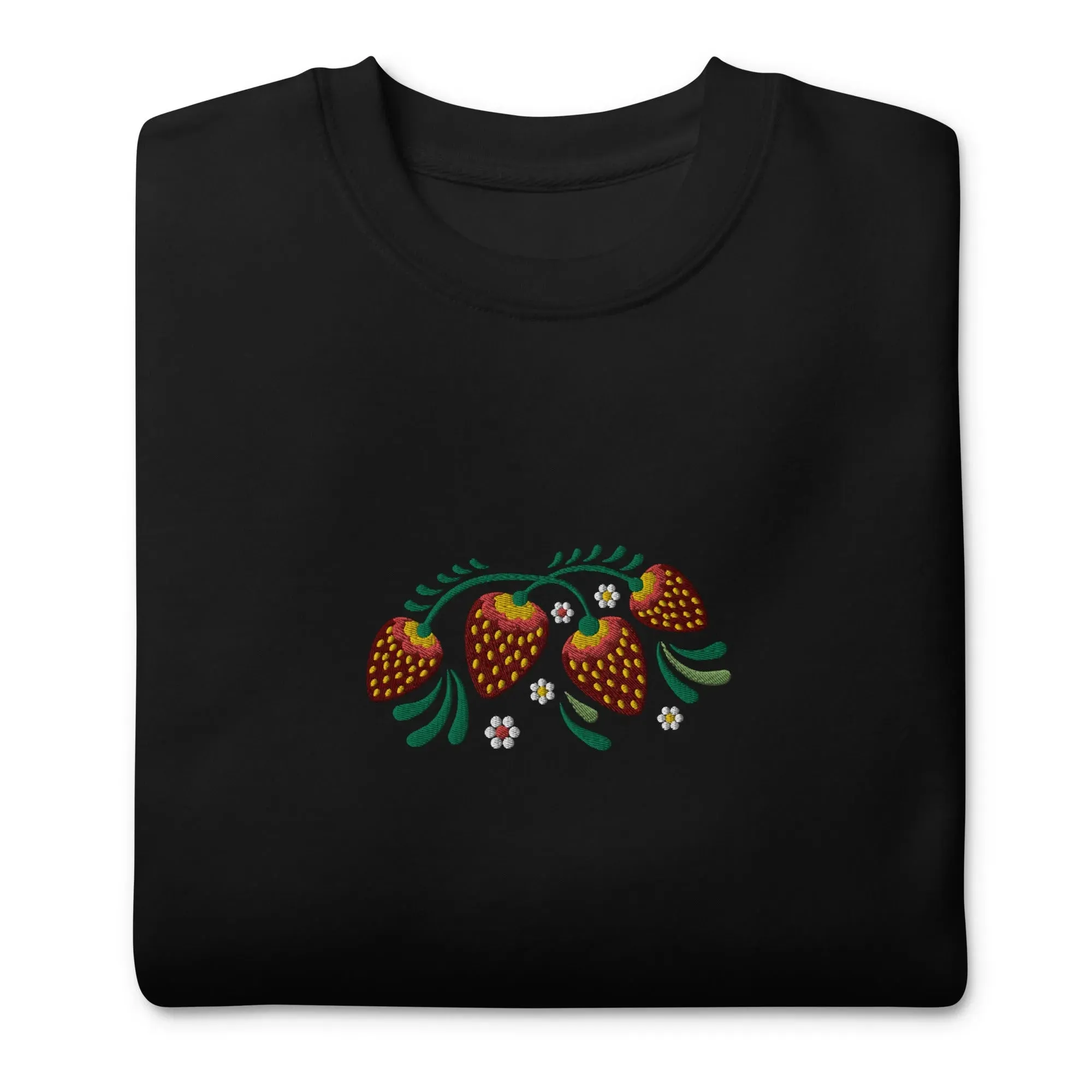Russian Khokhloma Embroidered Sweatshirt