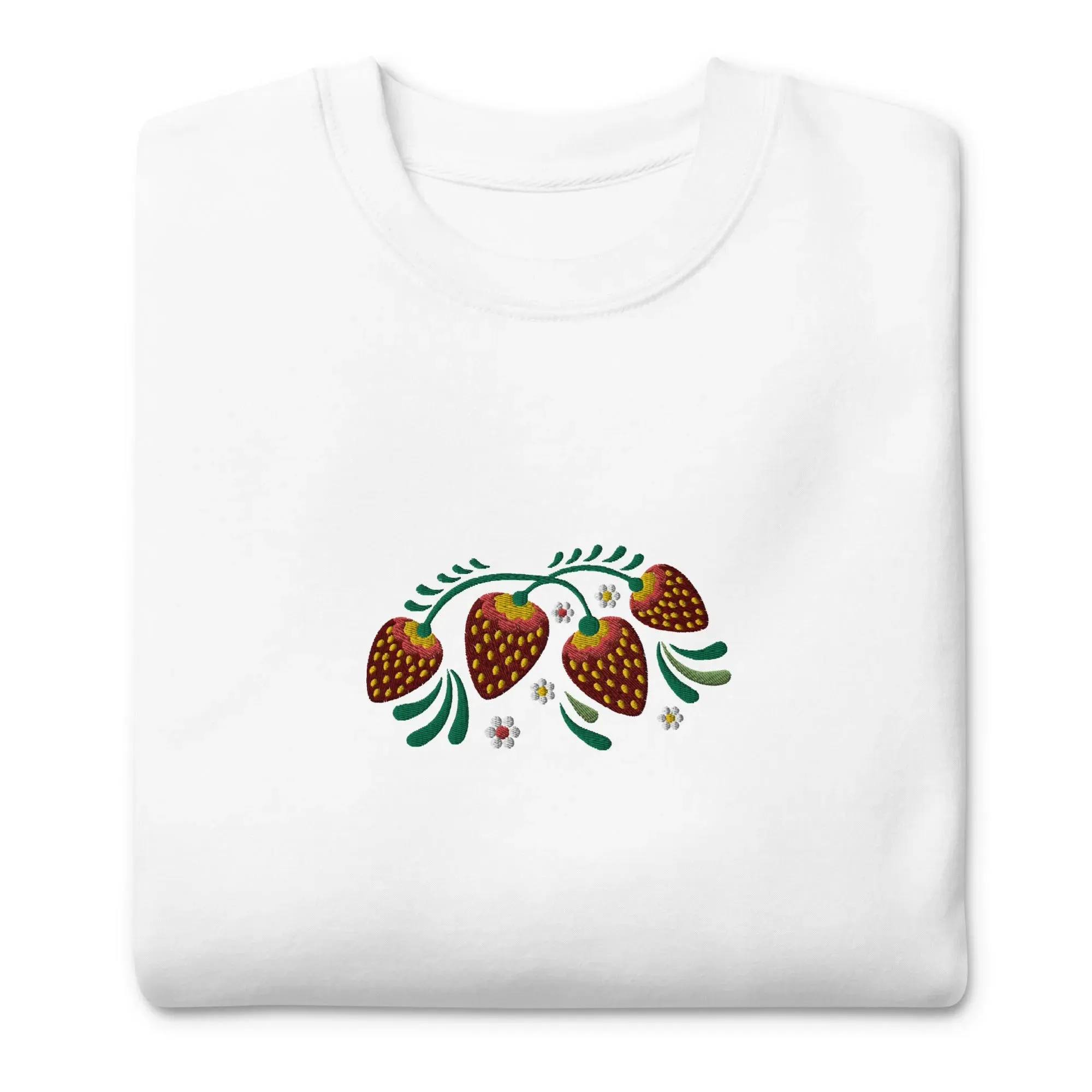 Russian Khokhloma Embroidered Sweatshirt