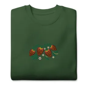 Russian Khokhloma Embroidered Sweatshirt