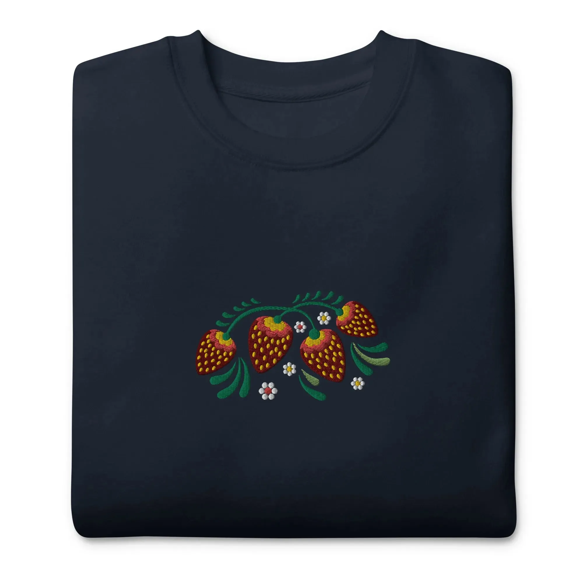 Russian Khokhloma Embroidered Sweatshirt