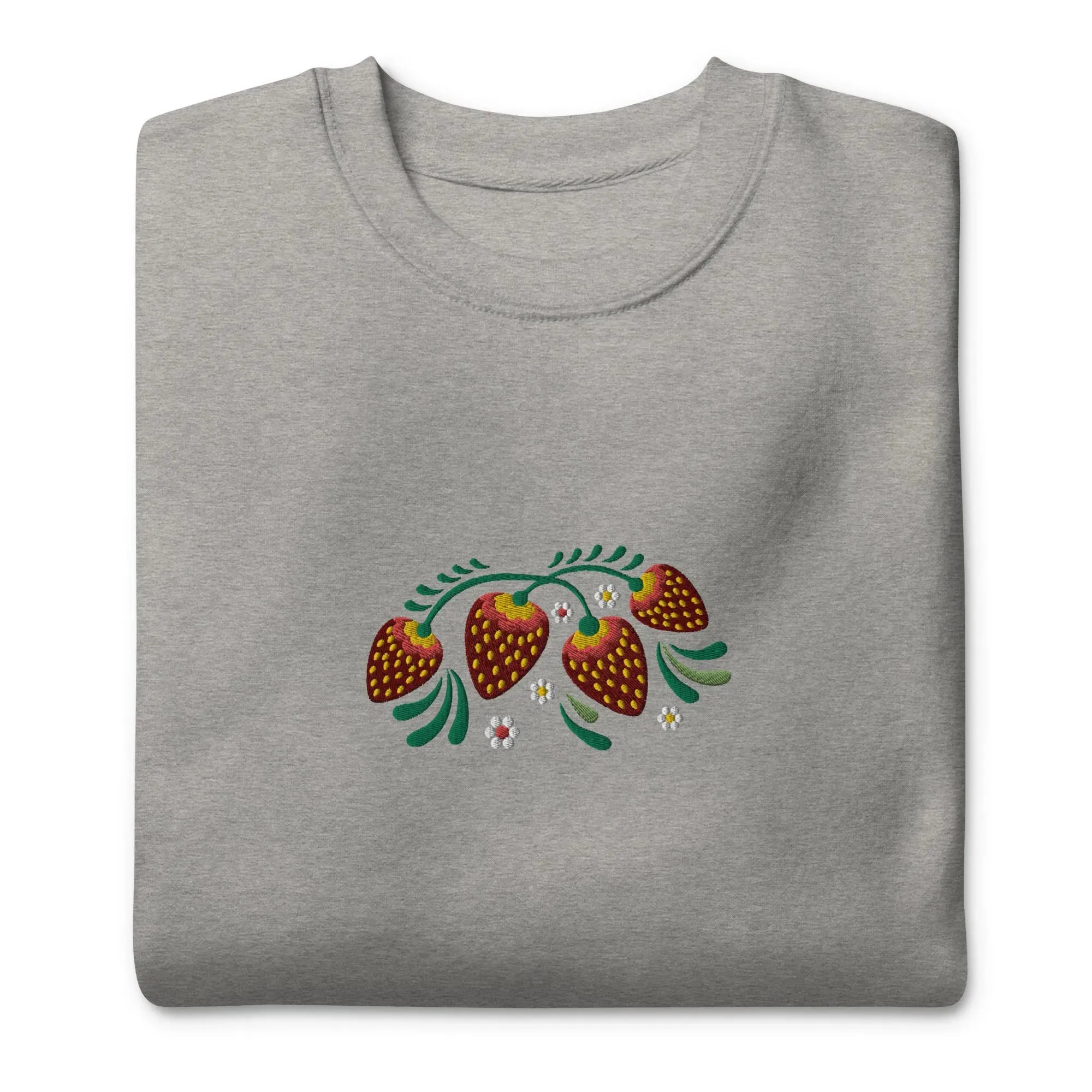 Russian Khokhloma Embroidered Sweatshirt