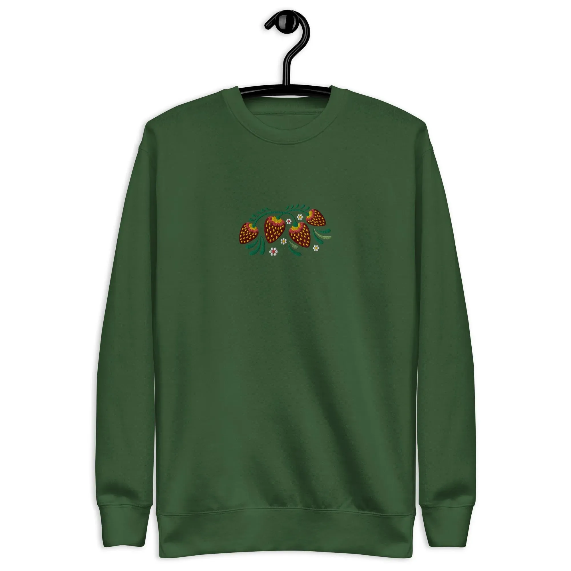 Russian Khokhloma Embroidered Sweatshirt
