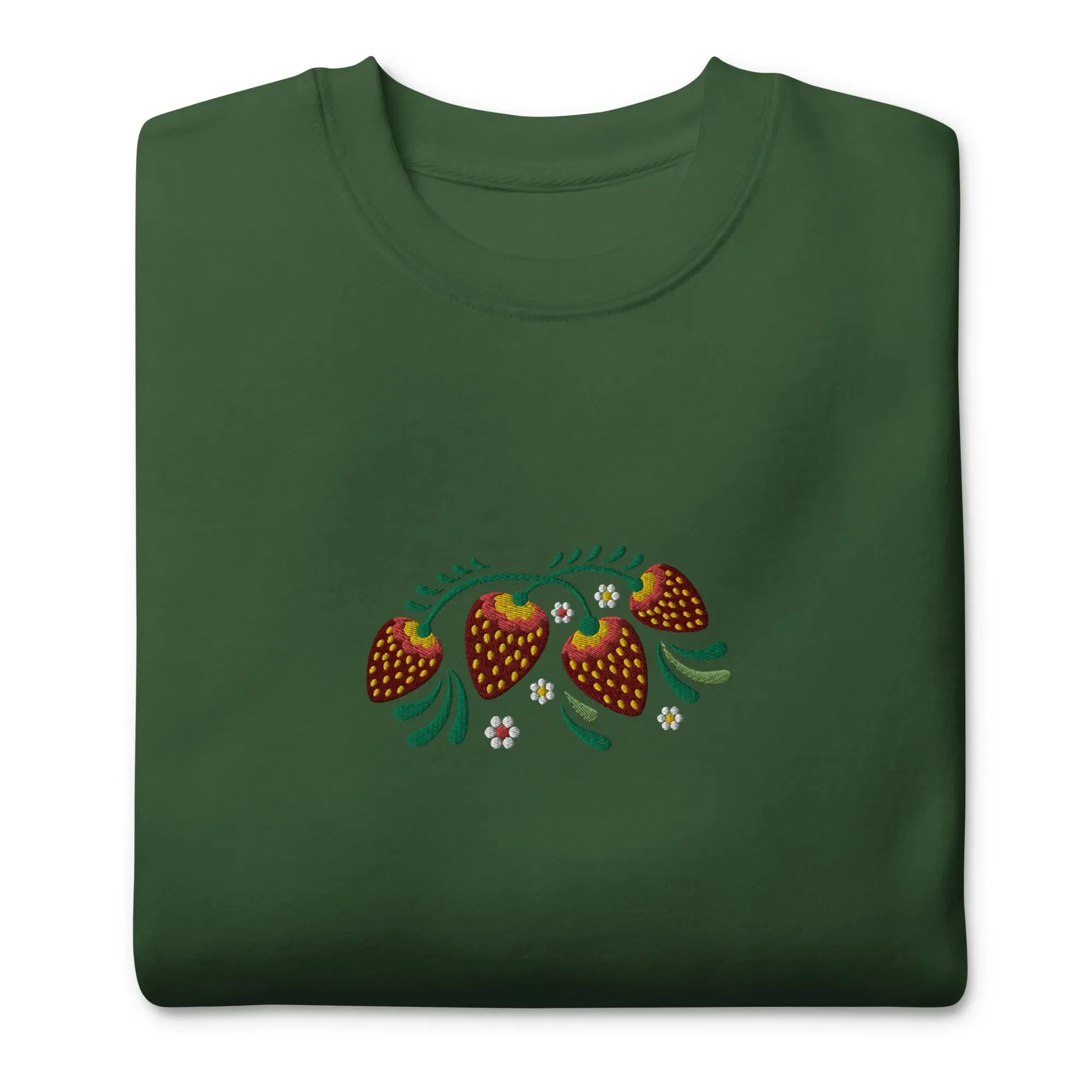 Russian Khokhloma Embroidered Sweatshirt