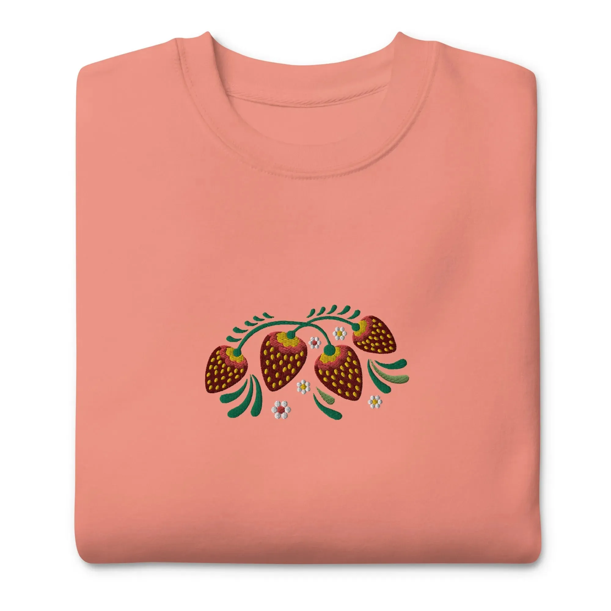 Russian Khokhloma Embroidered Sweatshirt
