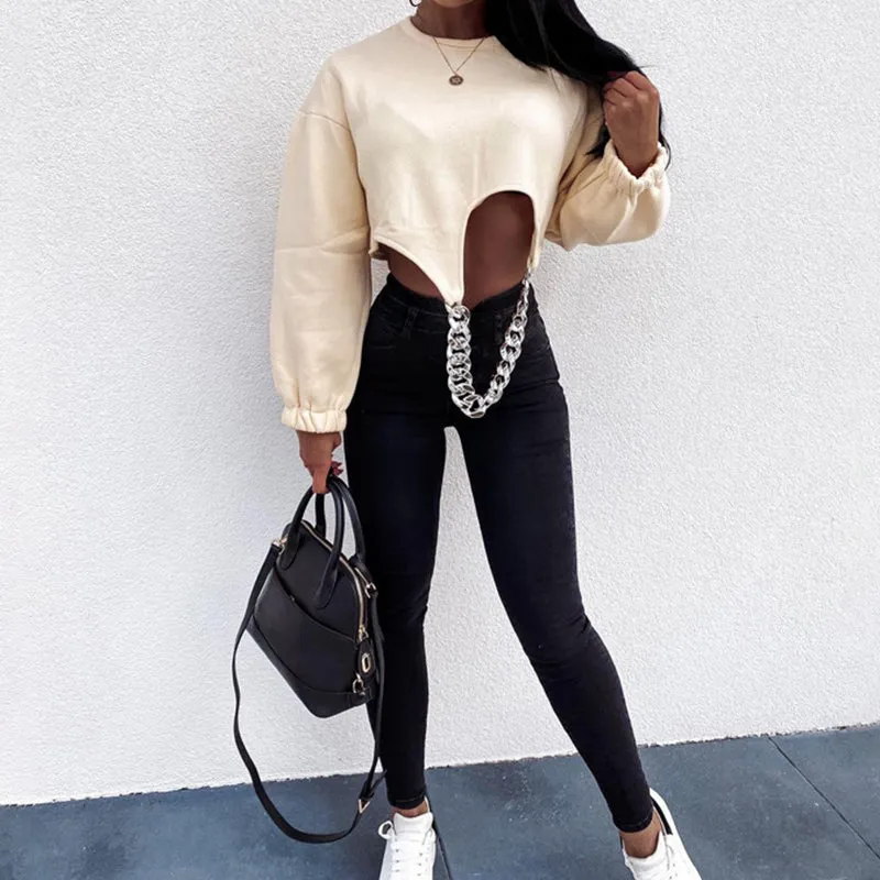 Said Nothing Else Crop Top