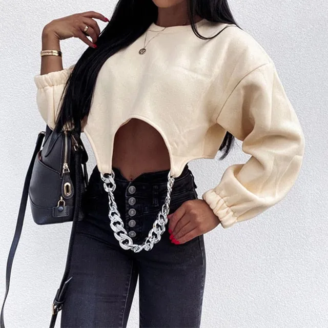 Said Nothing Else Crop Top