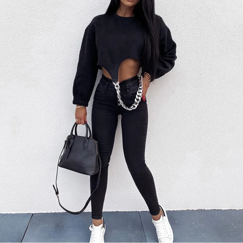 Said Nothing Else Crop Top