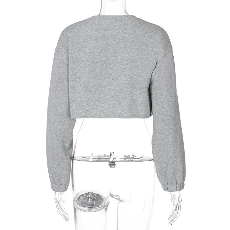 Said Nothing Else Crop Top