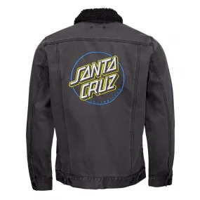 Santa Cruz Jacket Void Ring Dot Denim Jacket Black