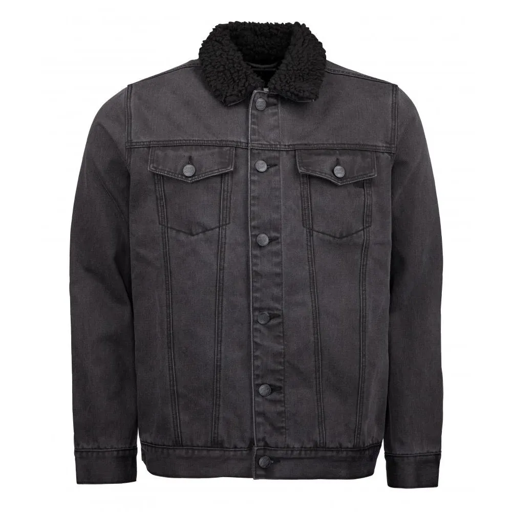 Santa Cruz Jacket Void Ring Dot Denim Jacket Black