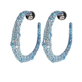 Sapphire Hoops