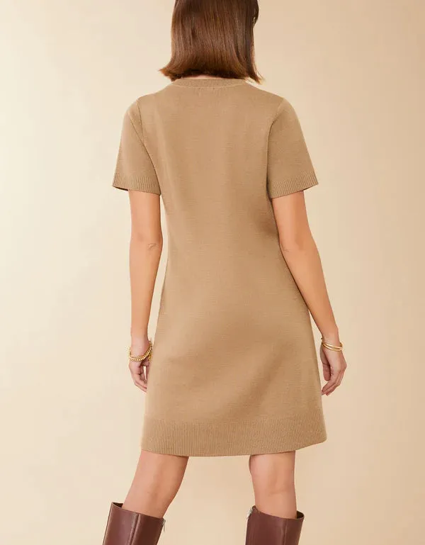 Serena Sweater Dress -  Morel