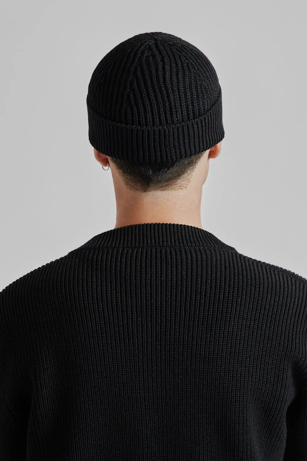 Short Beanie - Black