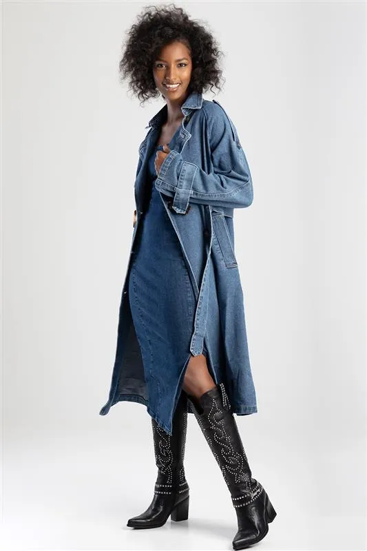 Sissy Boy Holmes Denim Trench Coat