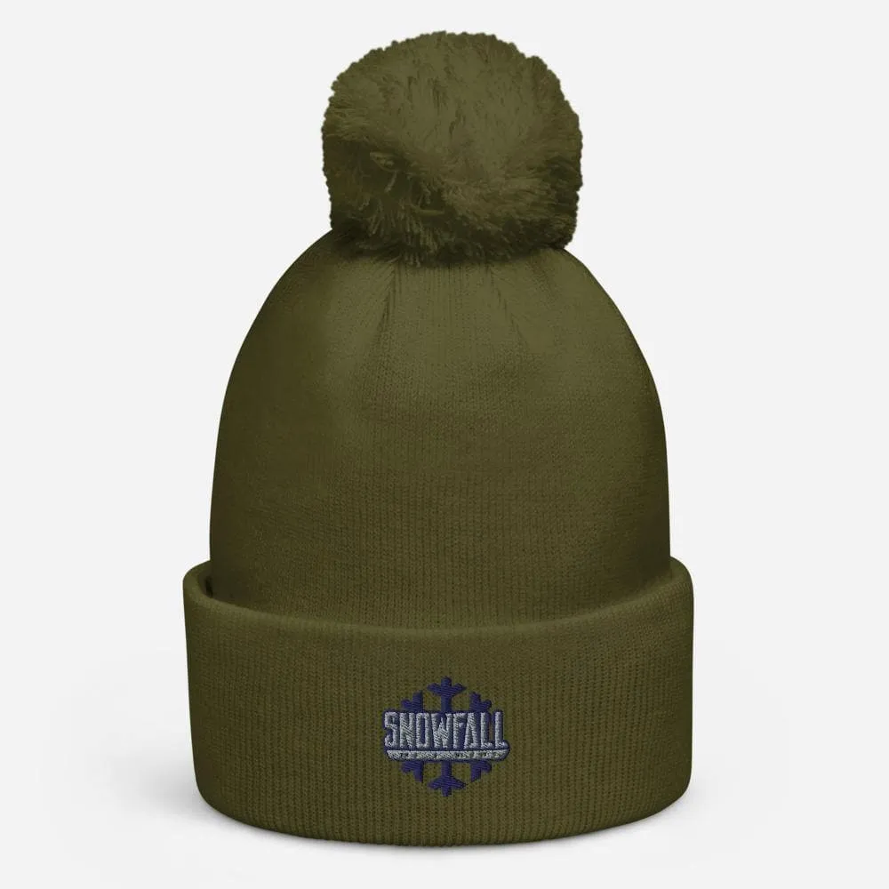 Snowfall (Let Me Describe The World To You) Pom Pom Beanie